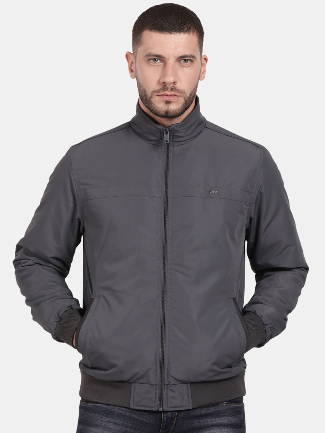 

t-base Men Insulator Bomber Jacket, Grey