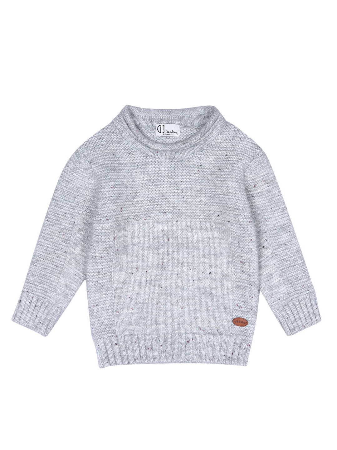 

Gini and Jony Boys Grey Melange Wool Pullover