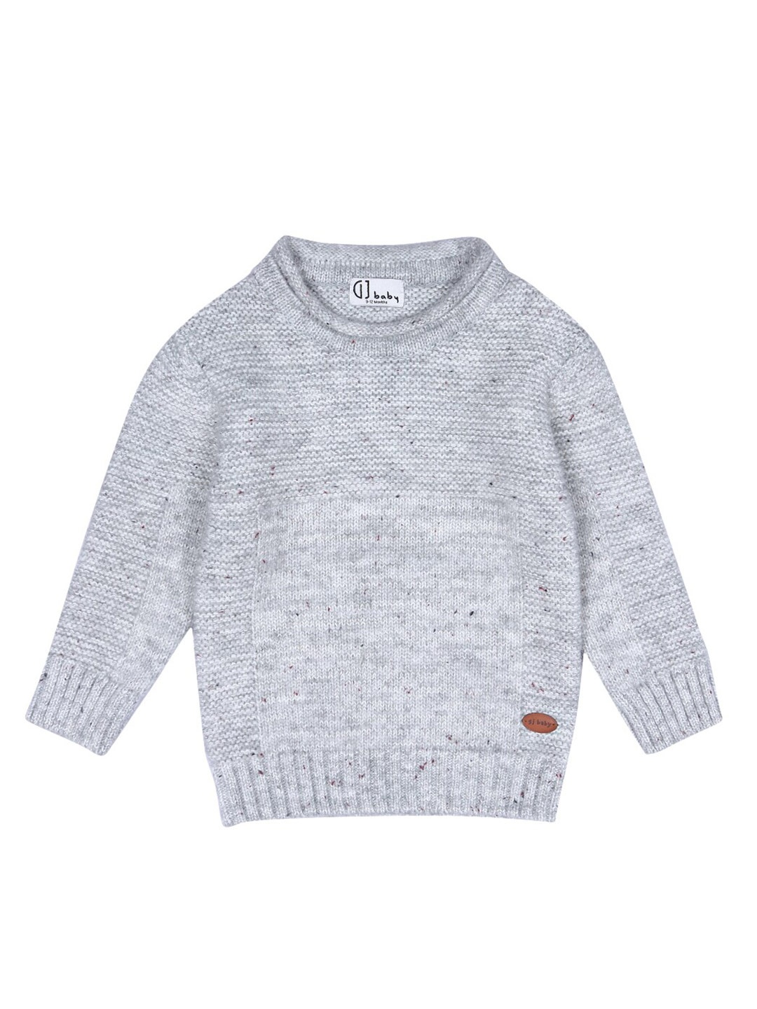 

Gini and Jony Boys Grey Melange Wool Pullover