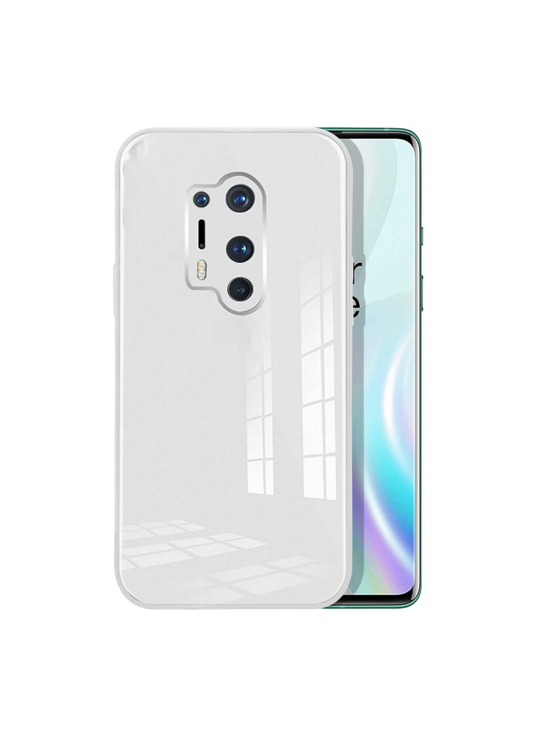 

Karwan White Solid OnePlus 8 Pro Anti Scratch Phone Back Cover