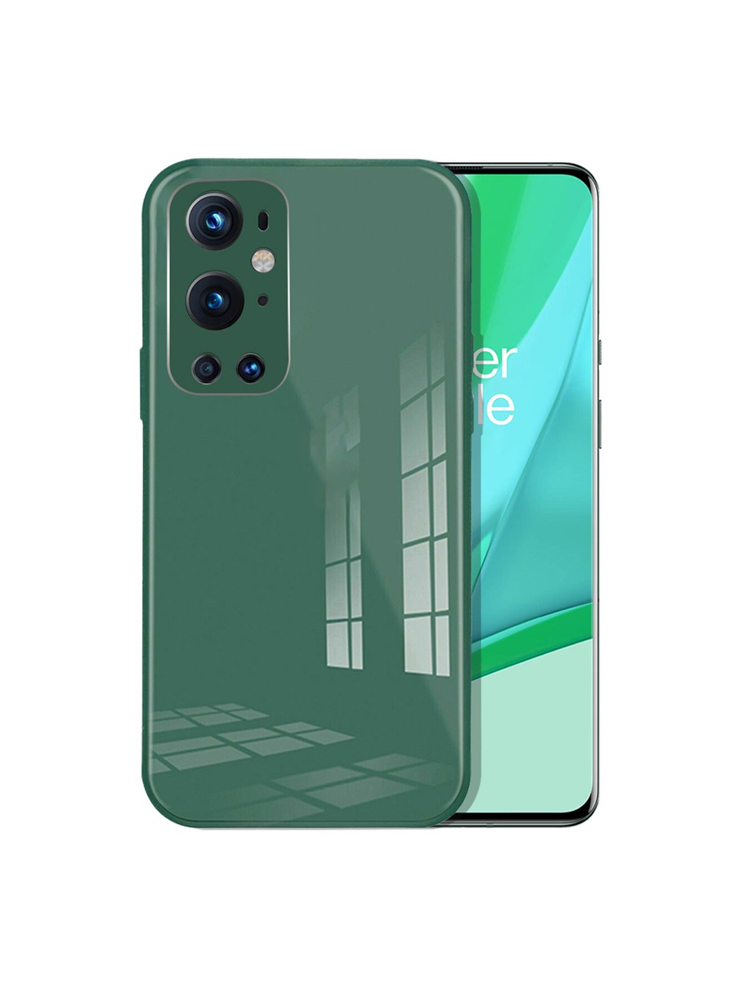 

Karwan Green Solid OnePlus 9 Pro Back Cover