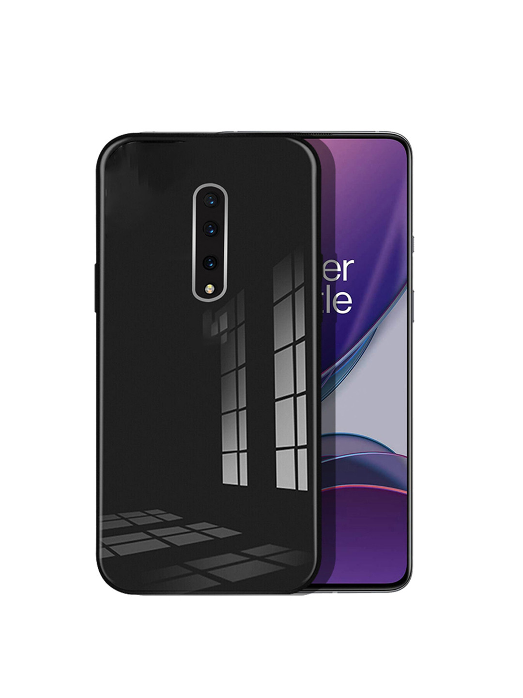 

Karwan Black Solid OnePlus 8T Back Cover