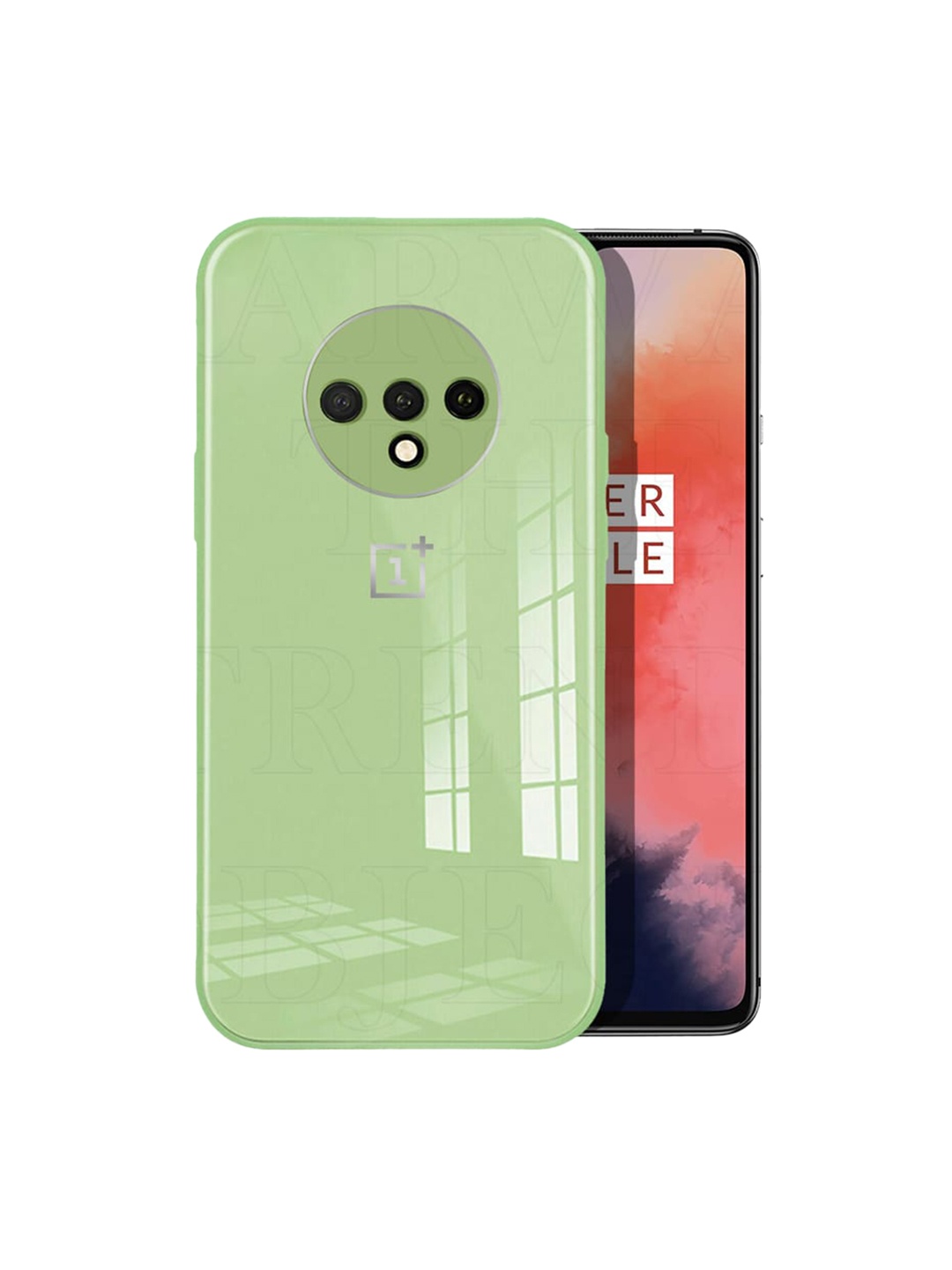 

Karwan Green OnePlus 7T Back Cover Case