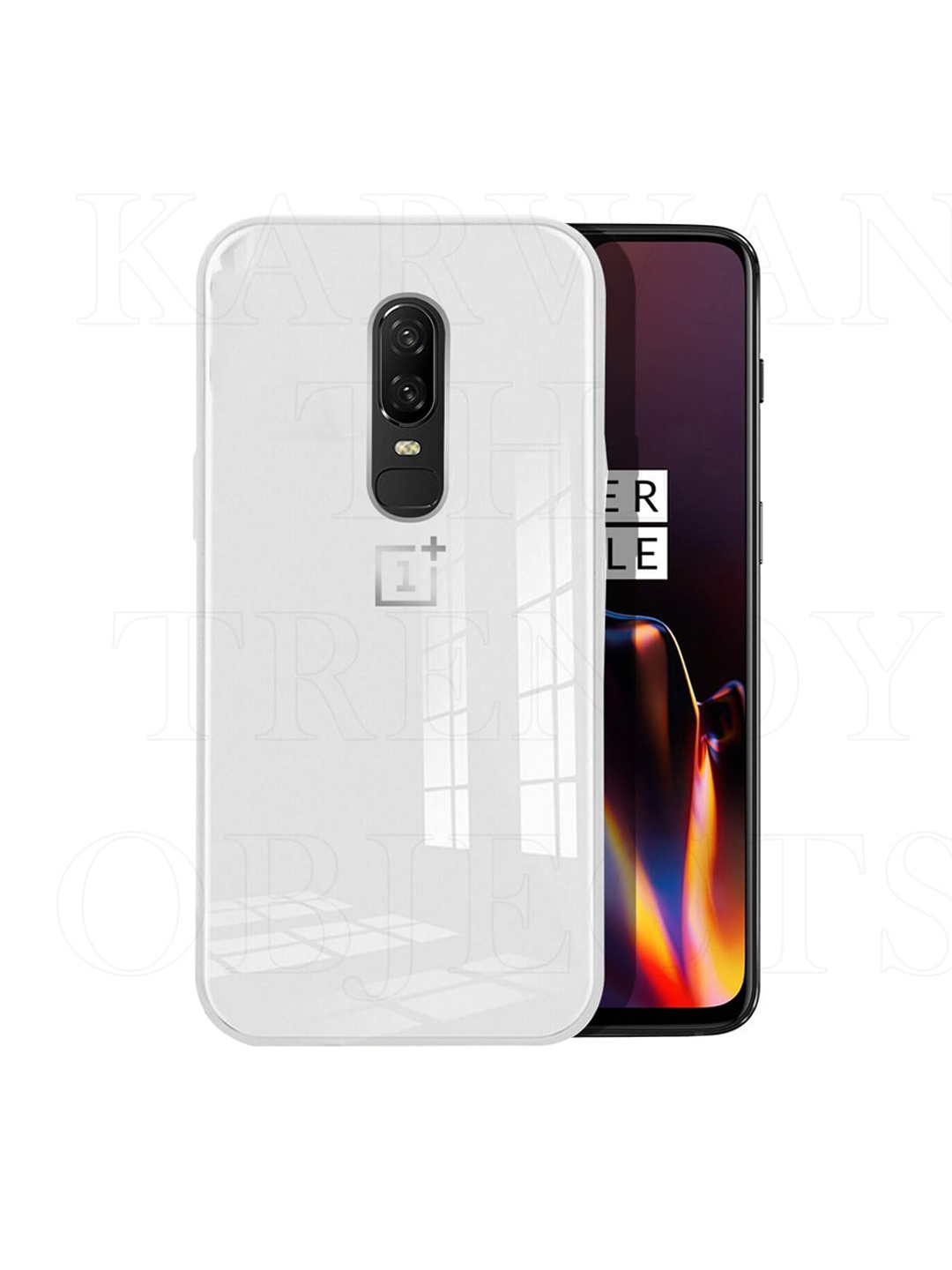 

Karwan White Solid OnePlus 6 Phone Back Case