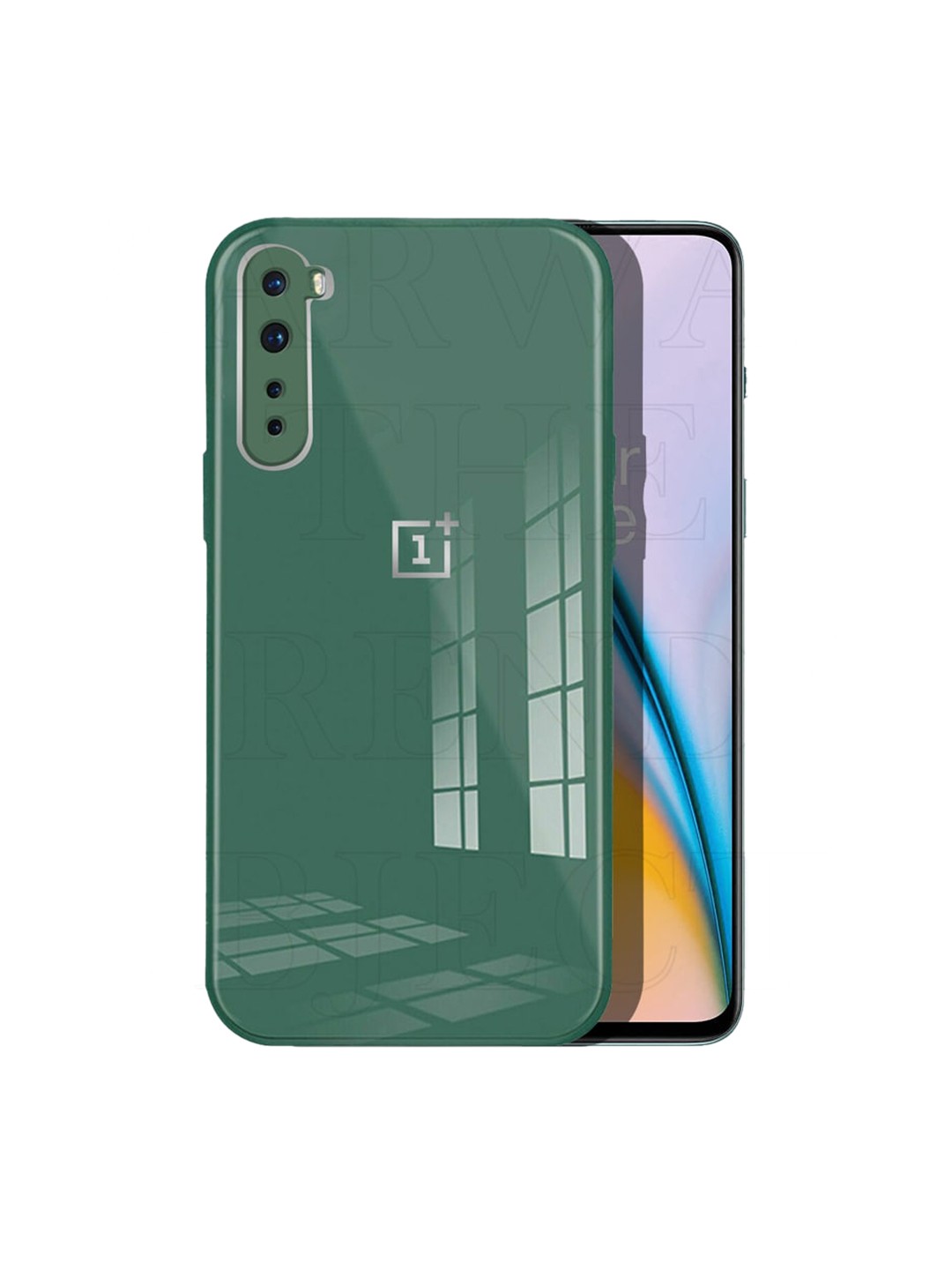 

Karwan Green Solid OnePlus Nord Back Cover