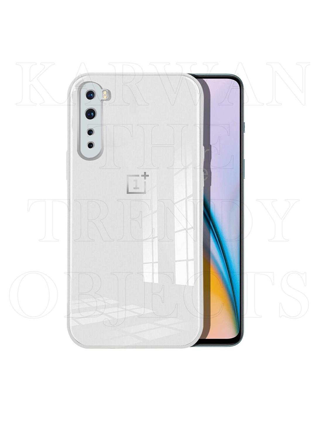 

Karwan White Solid OnePlus Nord Back Cover