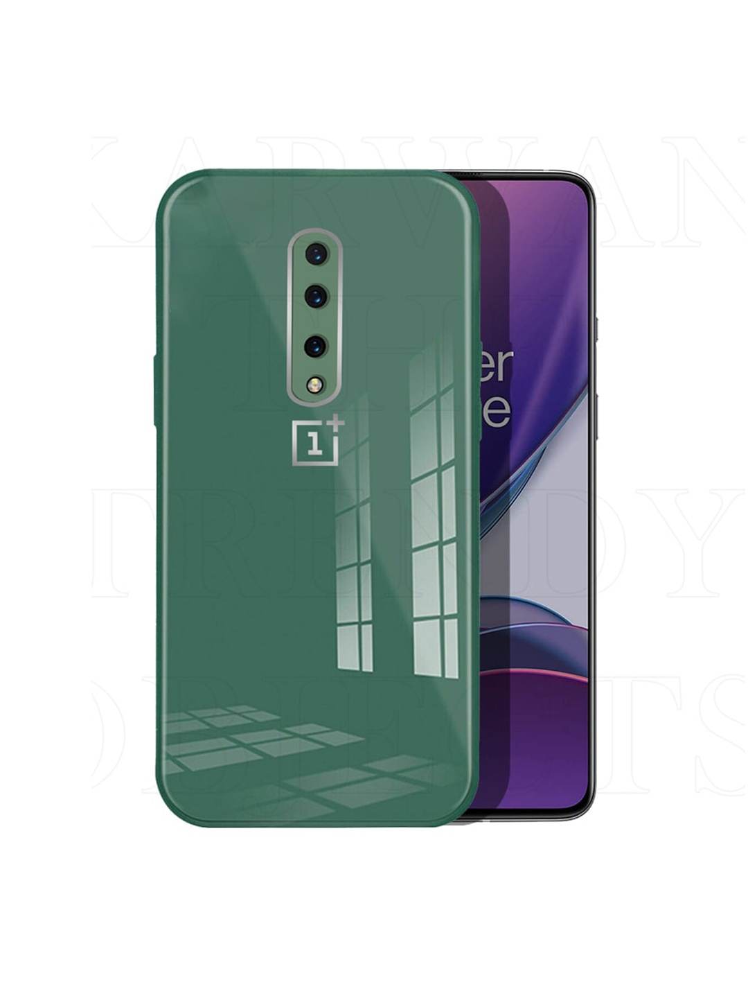 

Karwan Green Solid OnePlus 8 Phone Back Case