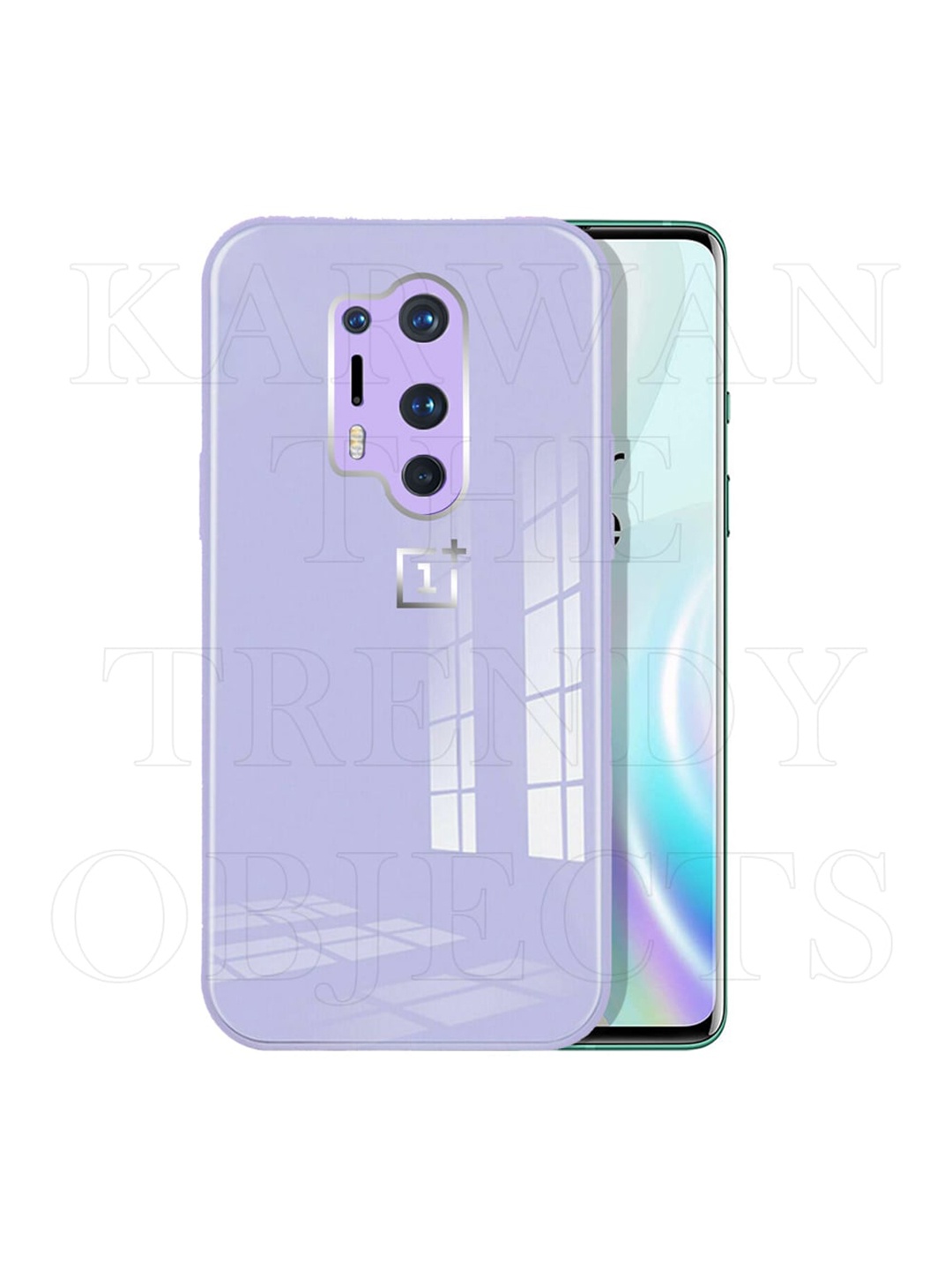 

Karwan Purple Solid OnePlus 8 Shock Proof Back Cover