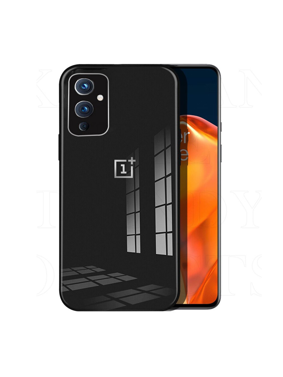 

Karwan Black Solid OnePlus 9 Phone Back Cover
