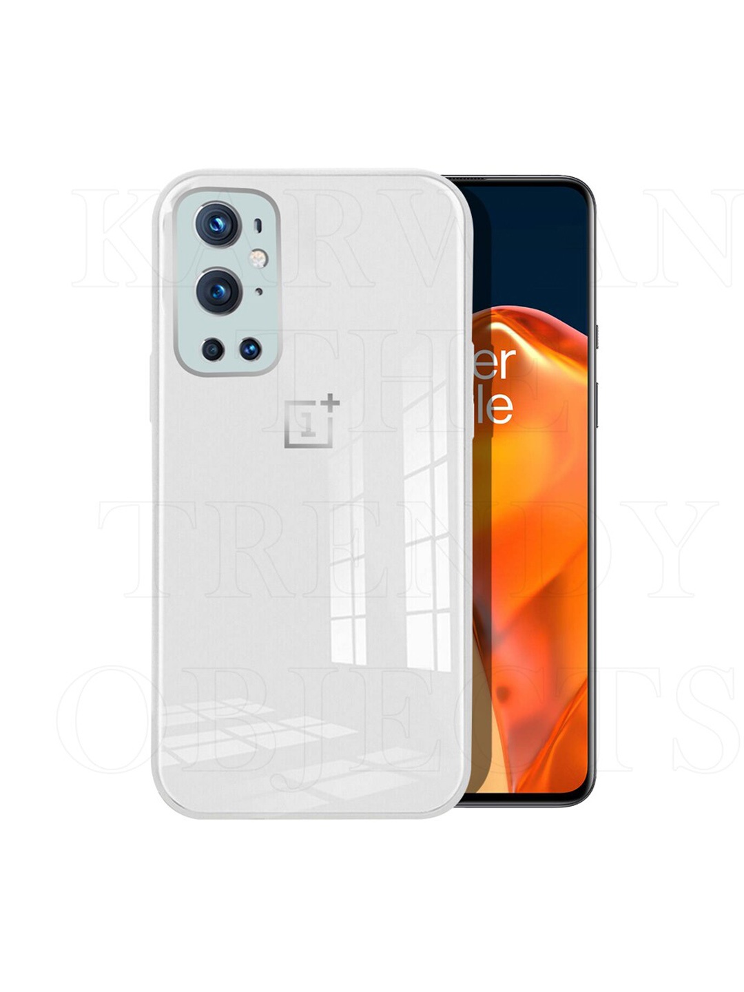

Karwan White Solid Shock Proof OnePlus 9 Pro Back Cover