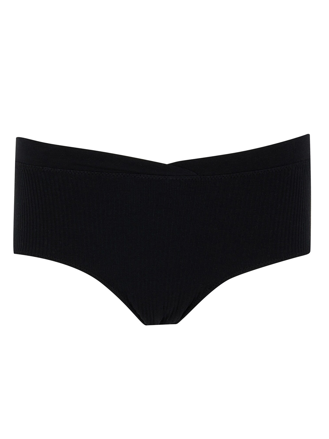 

DeFacto Women Black Solid Basic Briefs