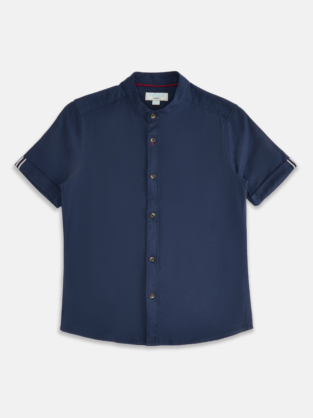 

Pantaloons Junior Boys Navy Blue Casual Shirt