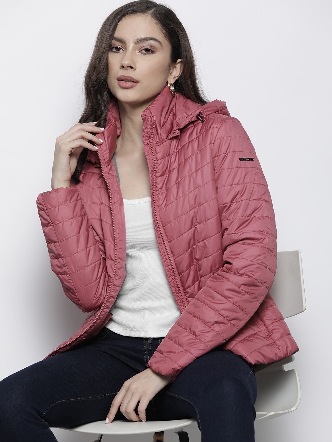 

Geox Women Rose Lightweight Hooded Padded Jacket