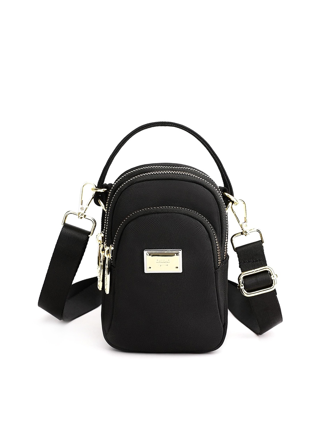 

Diva Dale Black Structured Handheld Bag