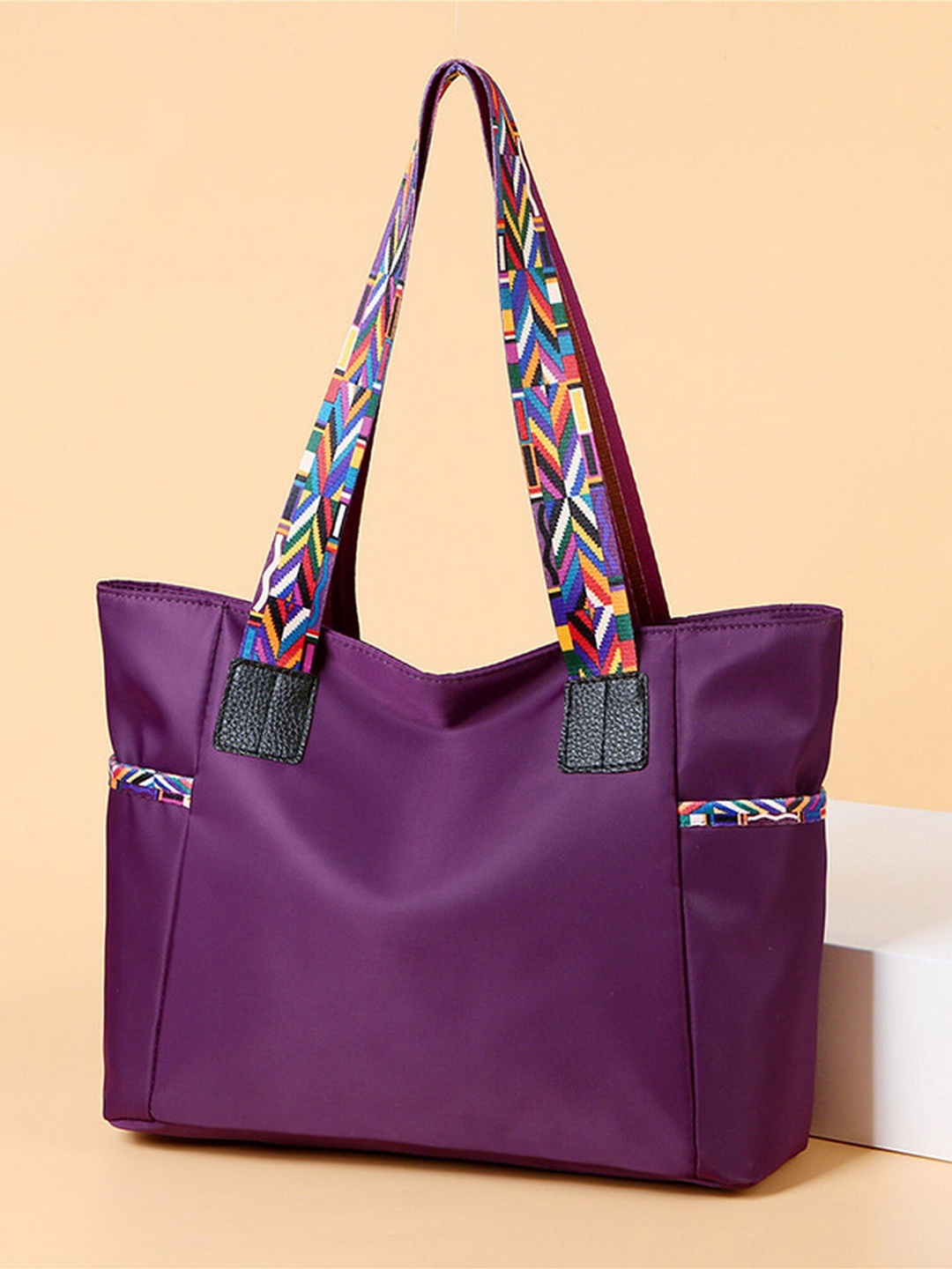 

Diva Dale Purple Structured Shoulder Bag