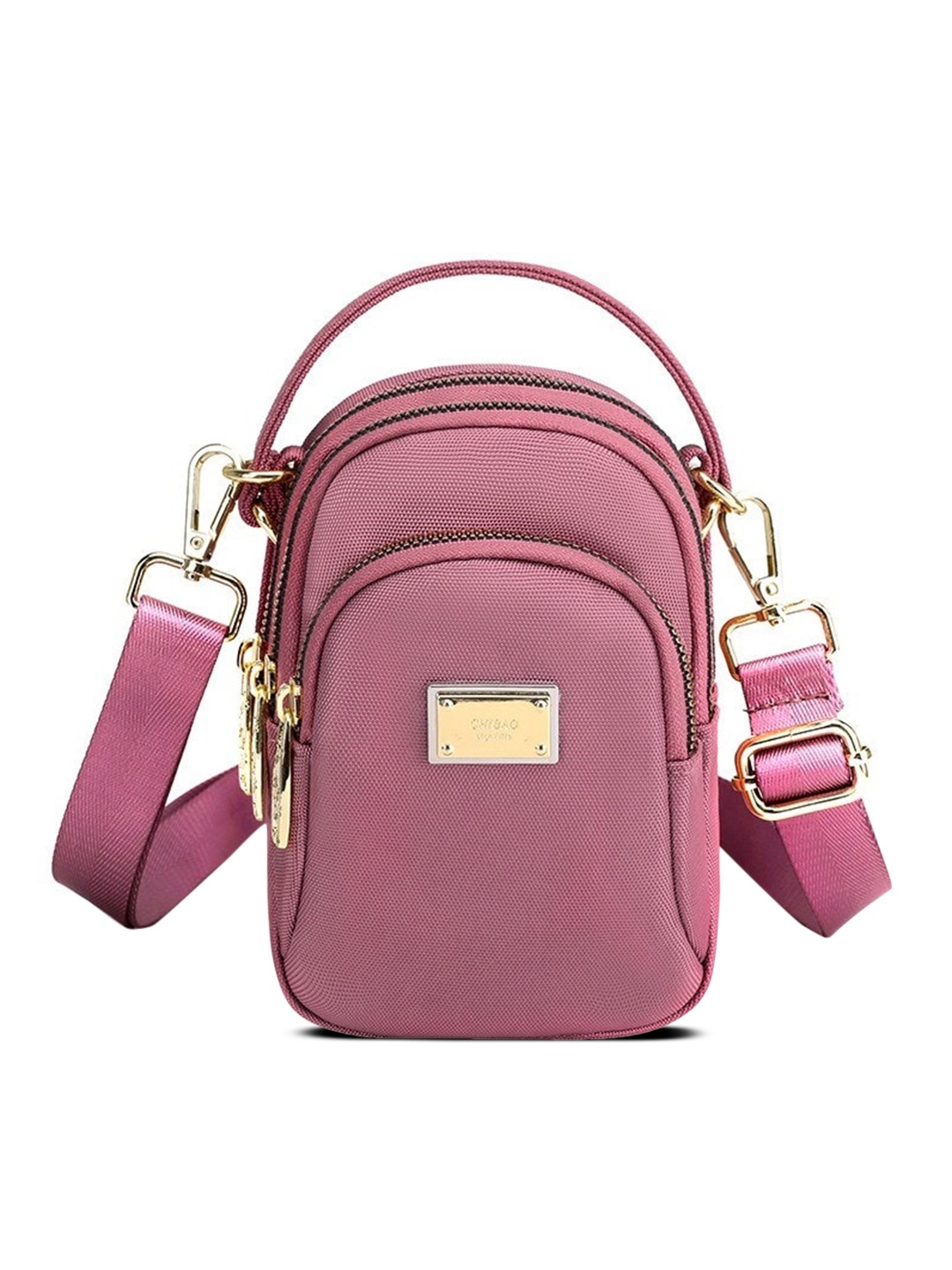 

Diva Dale Pink Structured Sling Bag