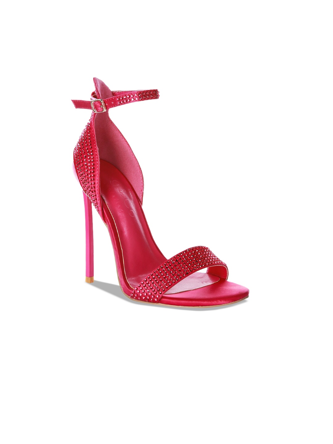 

RAG & CO Fuchsia Embellished Party Stiletto Heels
