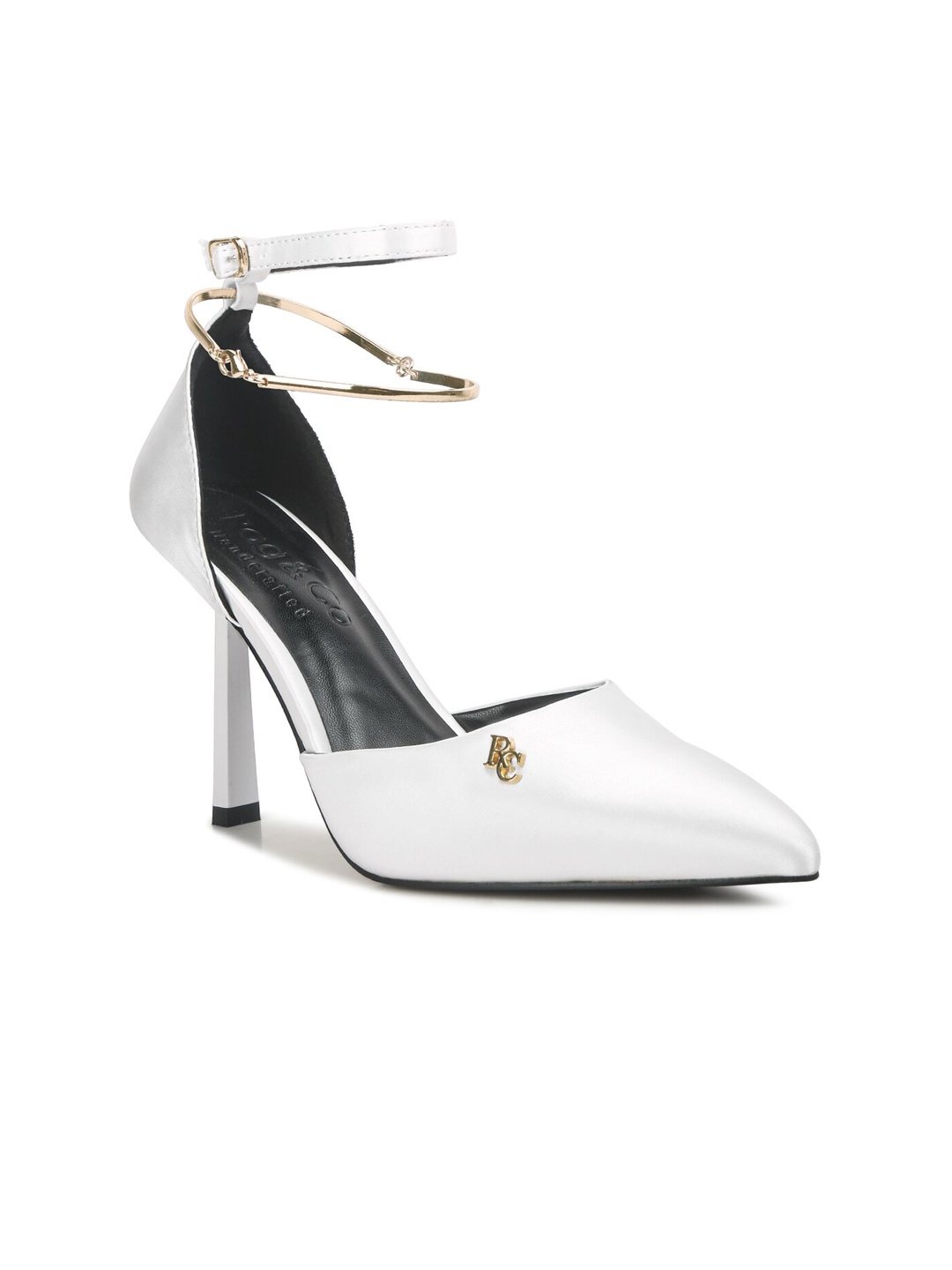 

RAG & CO Silver-Toned Embellished Party Stiletto Pumps