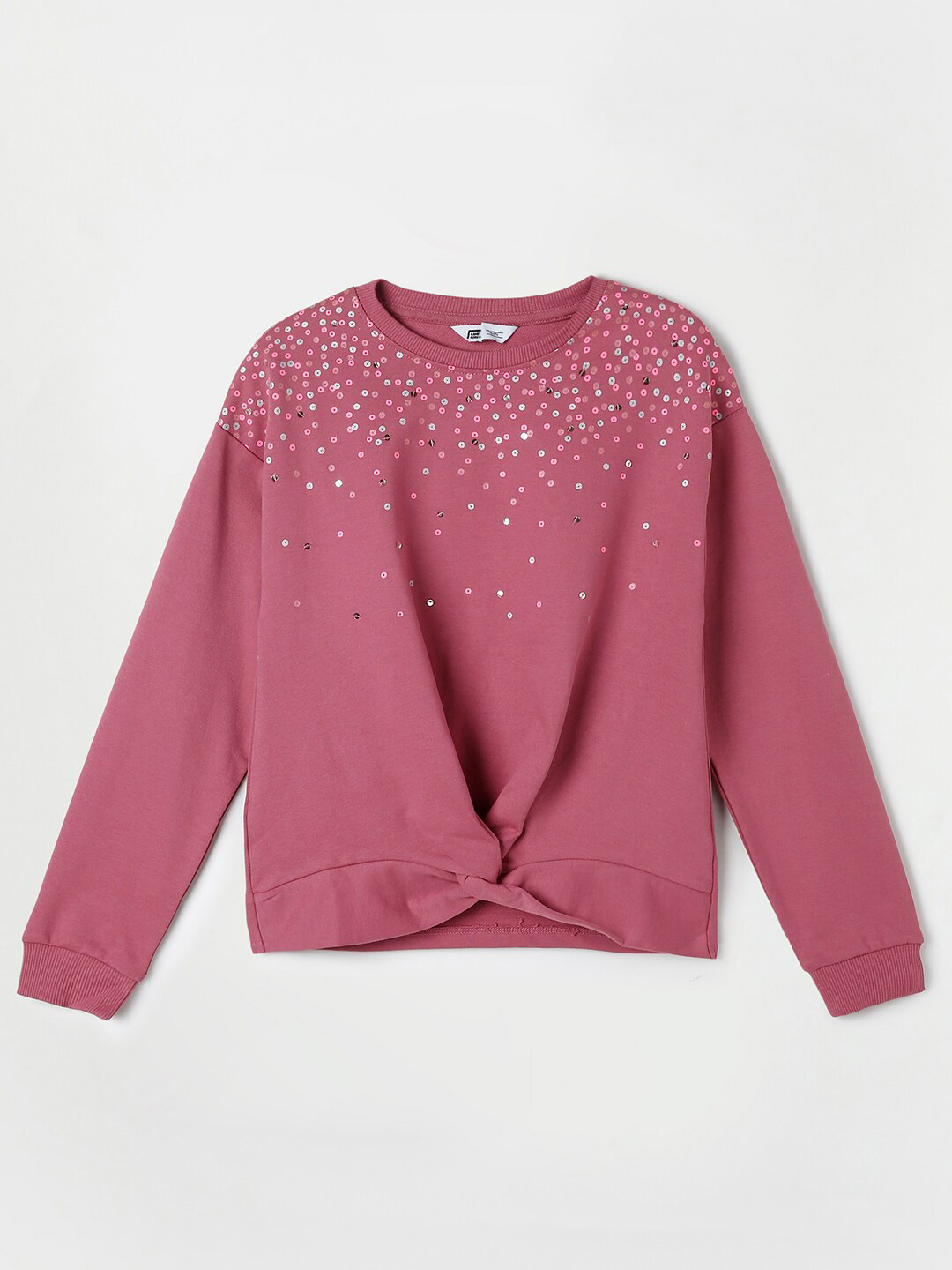 

Fame Forever by Lifestyle Girls Printed Cotton Sweatshirt, Pink
