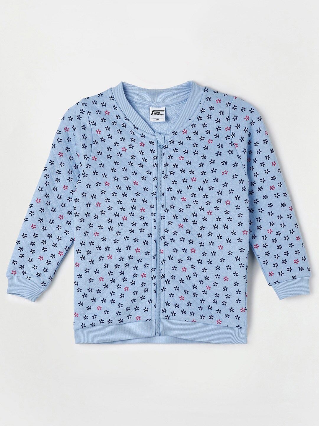 

Fame Forever by Lifestyle Girls Blue Conversational Printed Cotton Sweatshirt