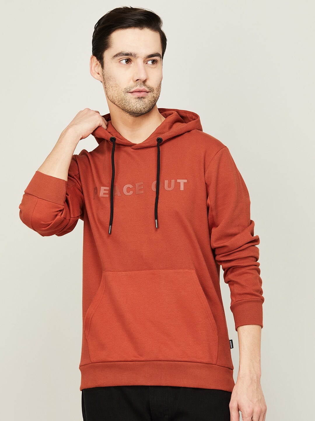 

Fame Forever by Lifestyle Hooded Cotton Sweatshirt, Red