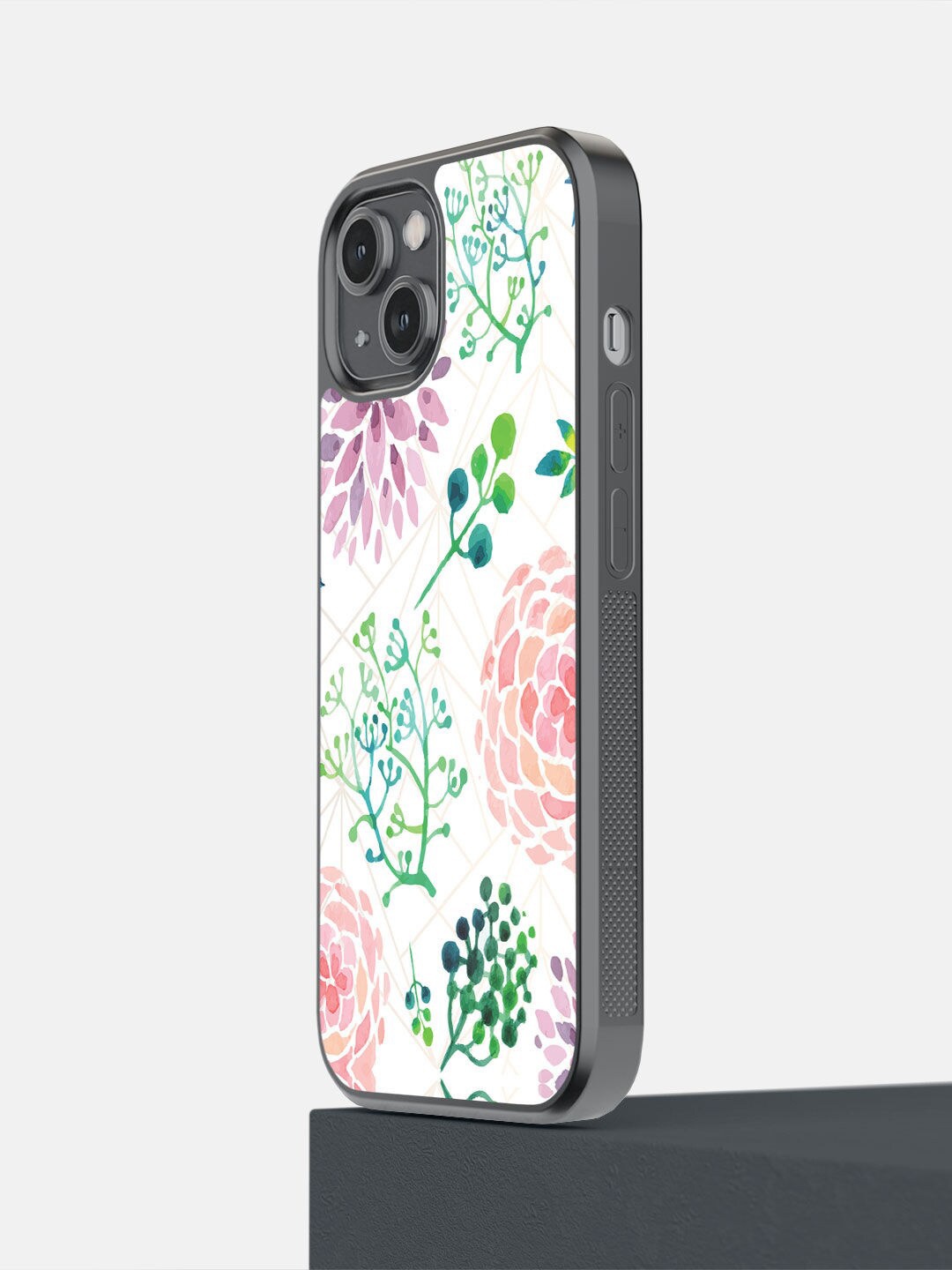 

macmerise White & Green Printed iPhone 14 Bumper Back Case