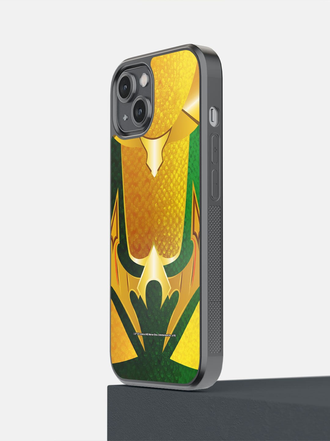

macmerise Black & Yellow Printed Suit up Aquaman Design iPhone 14 Bumper Phone Back Case