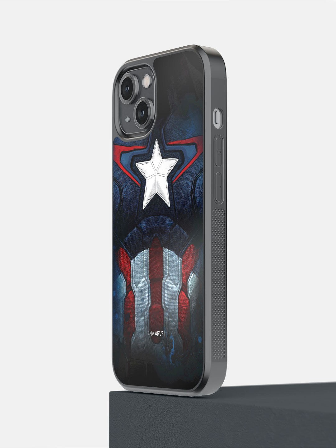 

macmerise Black Cap Am Suit Printed iPhone 14 Bumper Case