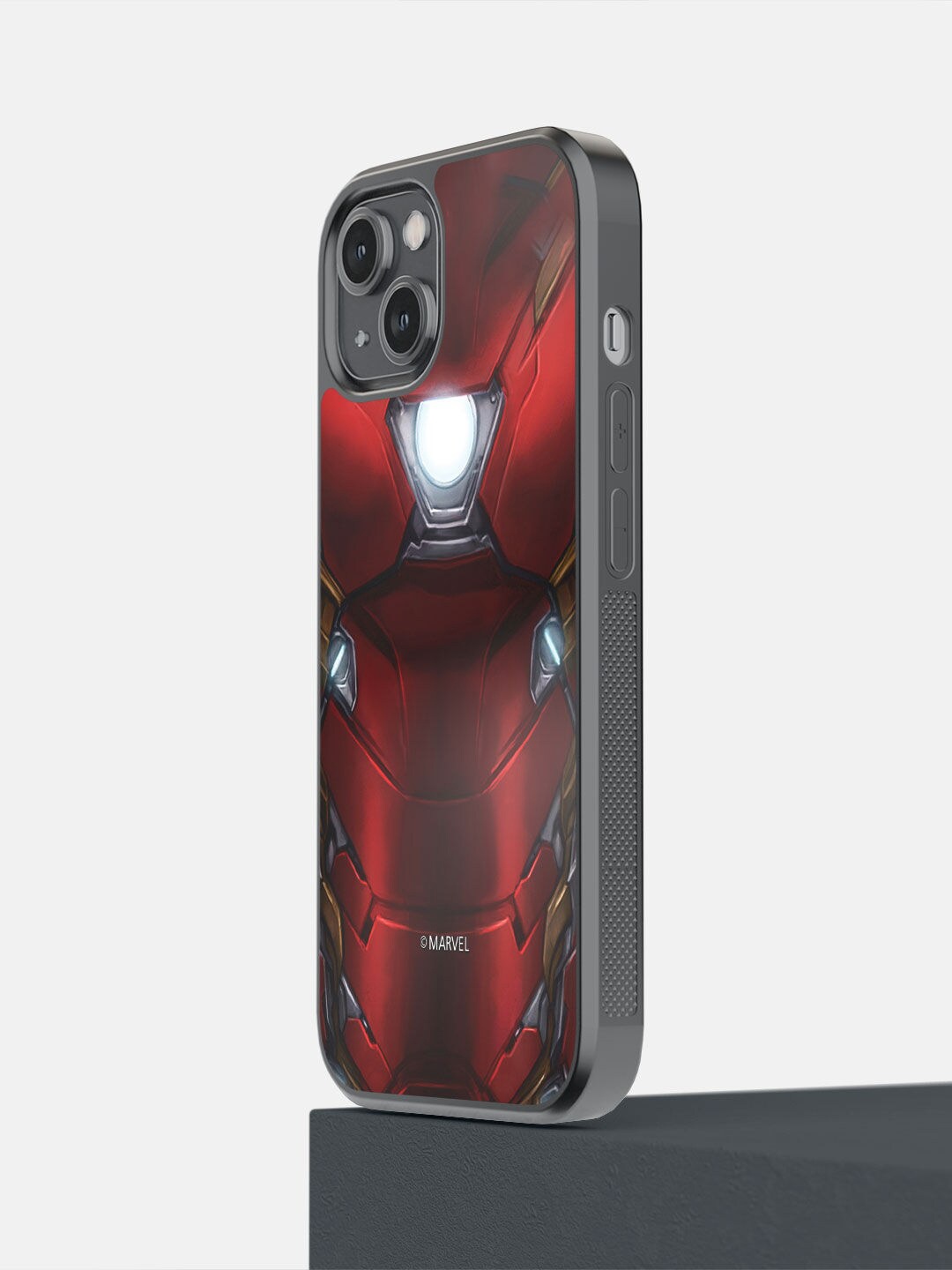 

macmerise Red & Black Suit Up Ironman Printed iPhone 14 Bumper Case