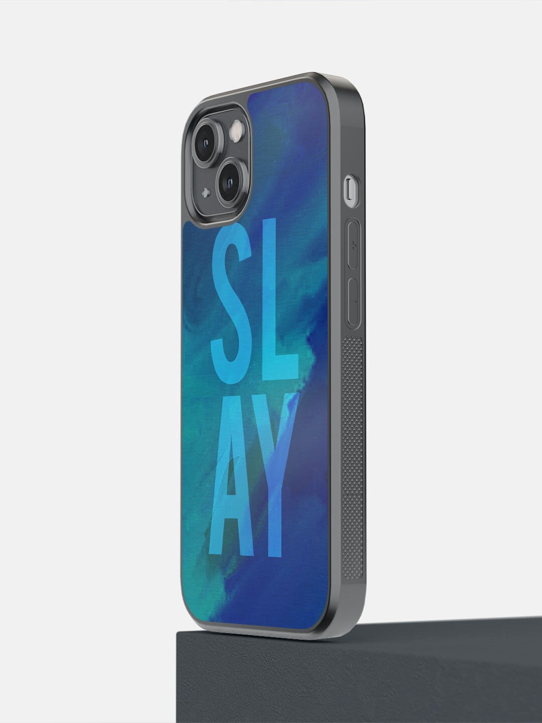 

Macmerise Blue Printed Slay Design iPhone 14 Bumper Phone Back Case