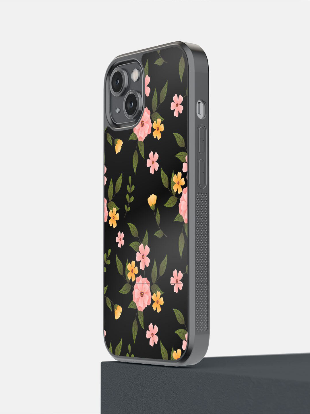 

macmerise Black & Green SK Periwinkle Printed iPhone 14 Bumper Case