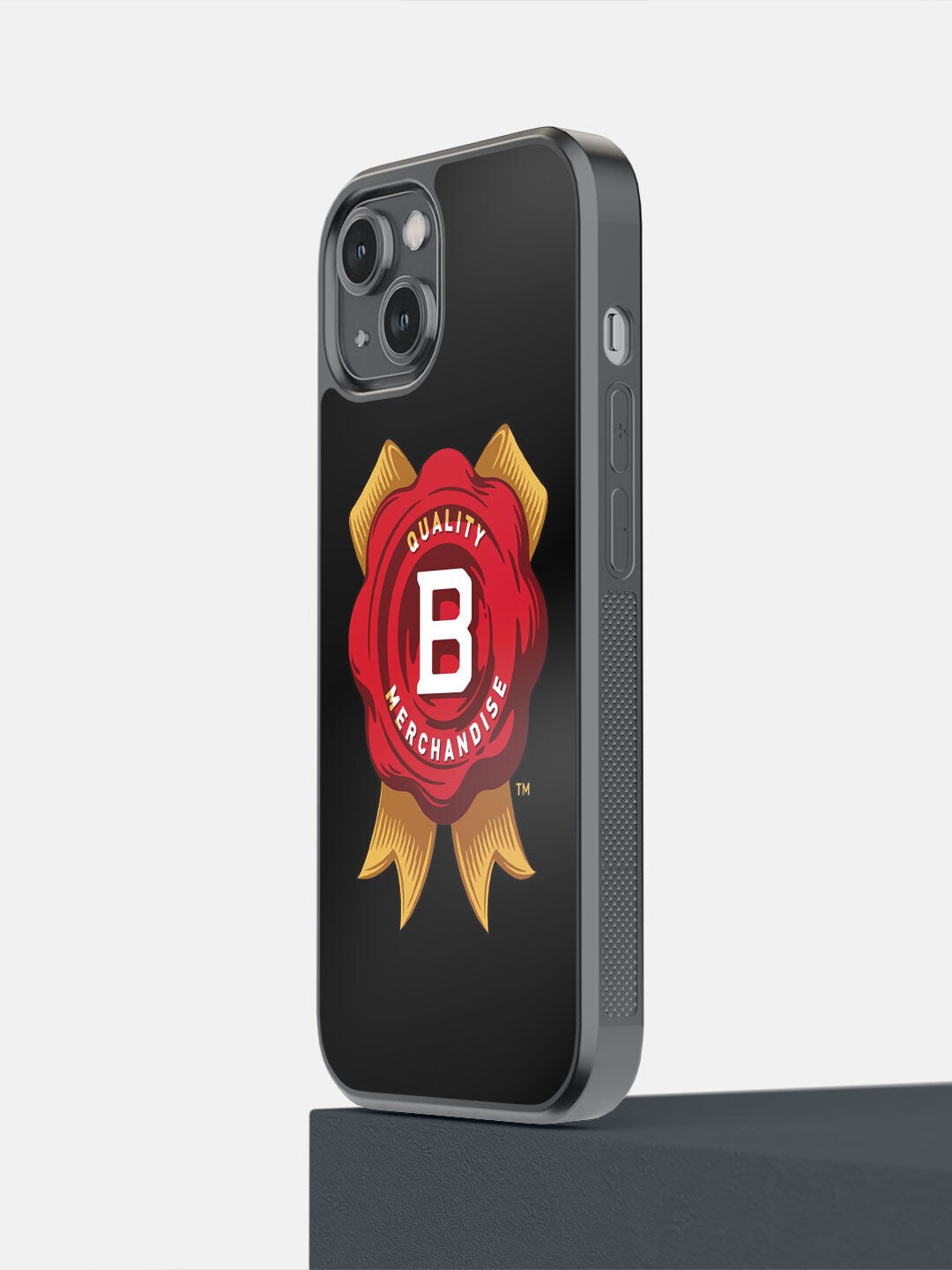 

macmerise Black & Red Jim Beam Rosette Printed iPhone 14 Phone Covers