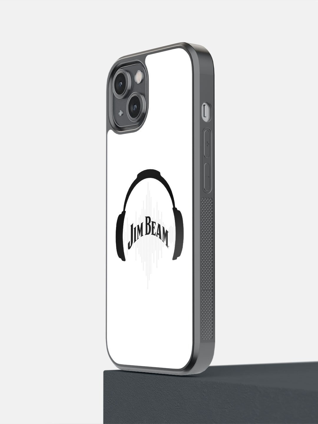 

macmerise White Solid Sound Printed iPhone 14 Bumper Case