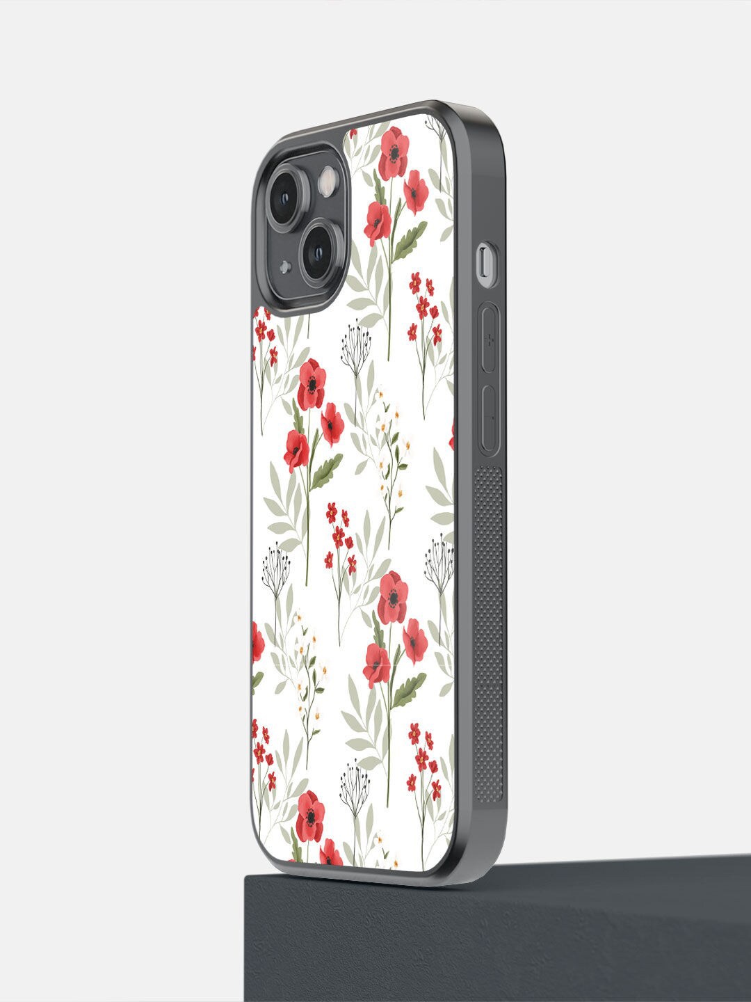 

macmerise White SK Crimson Glory Printed iPhone 14 Bumper Case