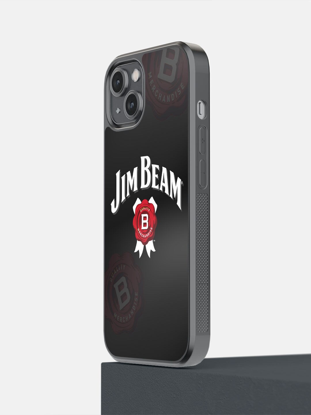

macmerise Black & White Jim Beam Classic Printed iPhone 14 Bumper Back Case
