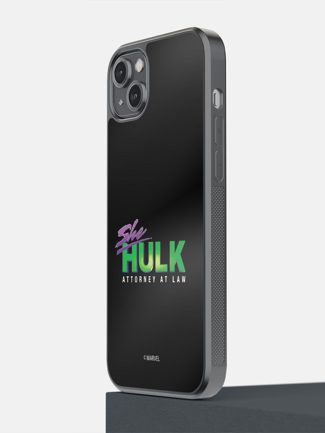 

macmerise Black & Green She Hulk Logo Reveal Printed iPhone 14 Plus Phone Bumper Cases