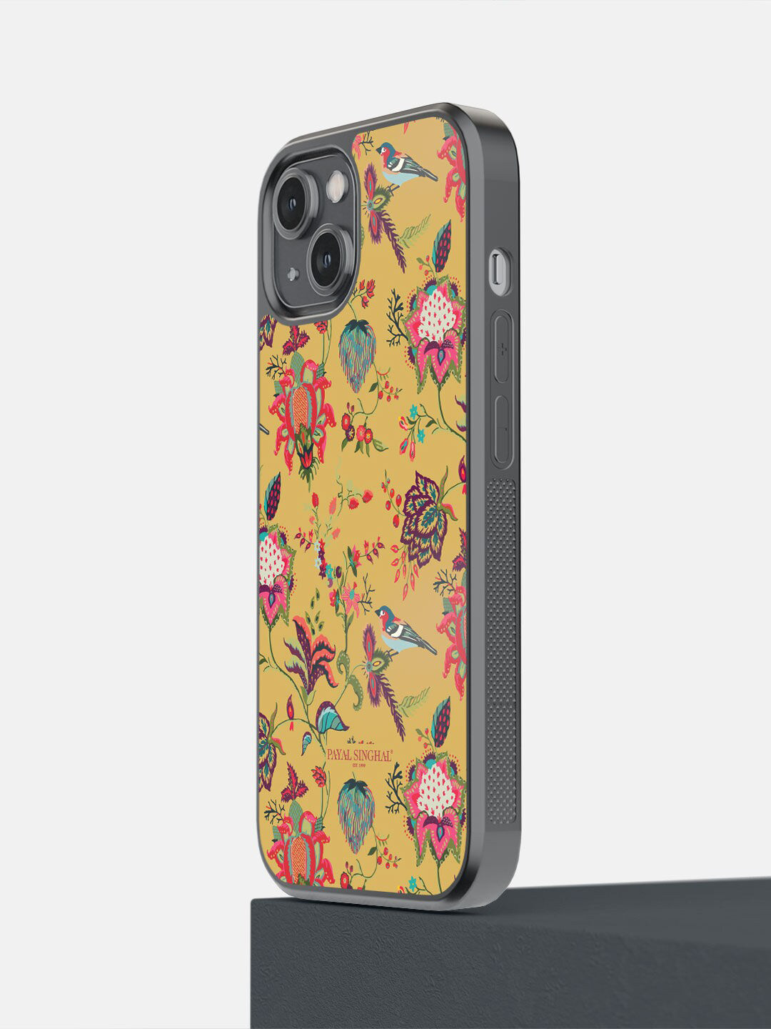 

macmerise Mustard Yellow Payal Singhal Chidiya Design iPhone 14 Bumper Case