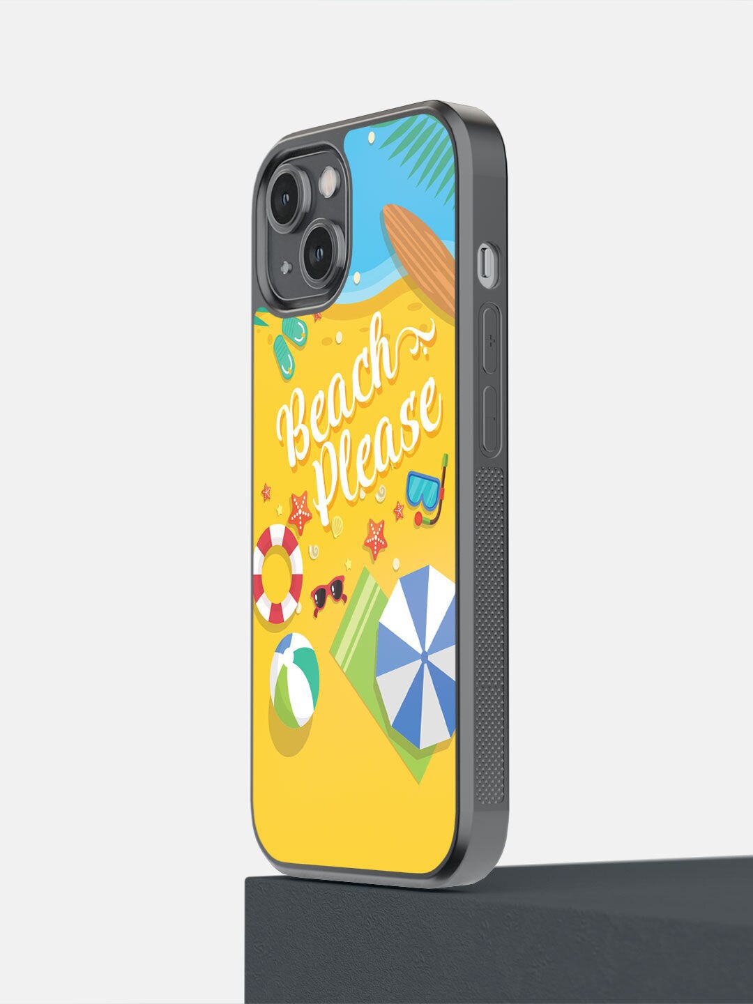 

macmerise Yellow Beach Please Printed iPhone 14 Bumper Case