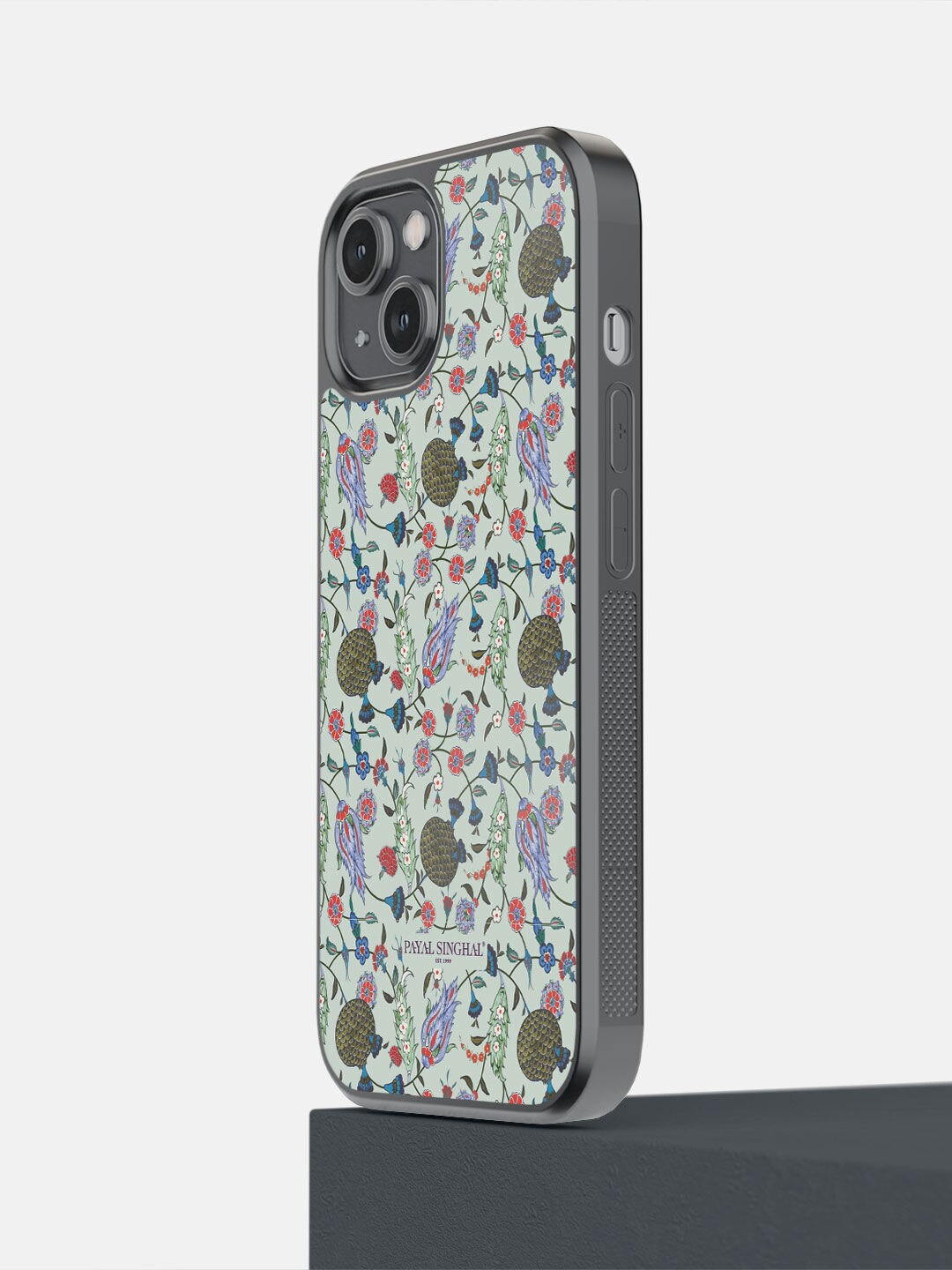 

macmerise Grey Printed Payal Singhal Turkish Iznik iPhone 14 Phone Back Case