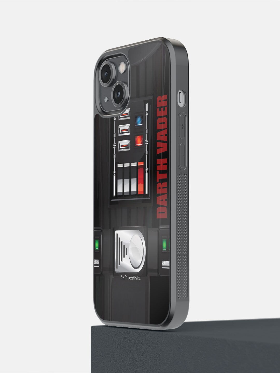

macmerise Black Attire Vader Design iPhone 14 Bumper Case