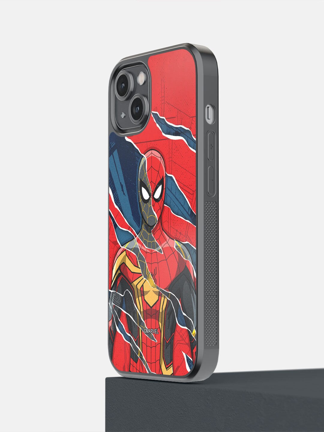 

macmerise Red All 3 Spidey Printed iPhone 14 Bumper Case