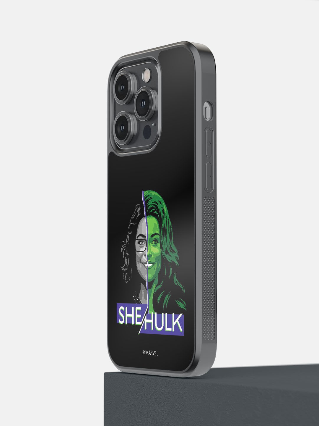 

macmerise Black She Hulk Reveal Design iPhone 14 Pro Bumper Case