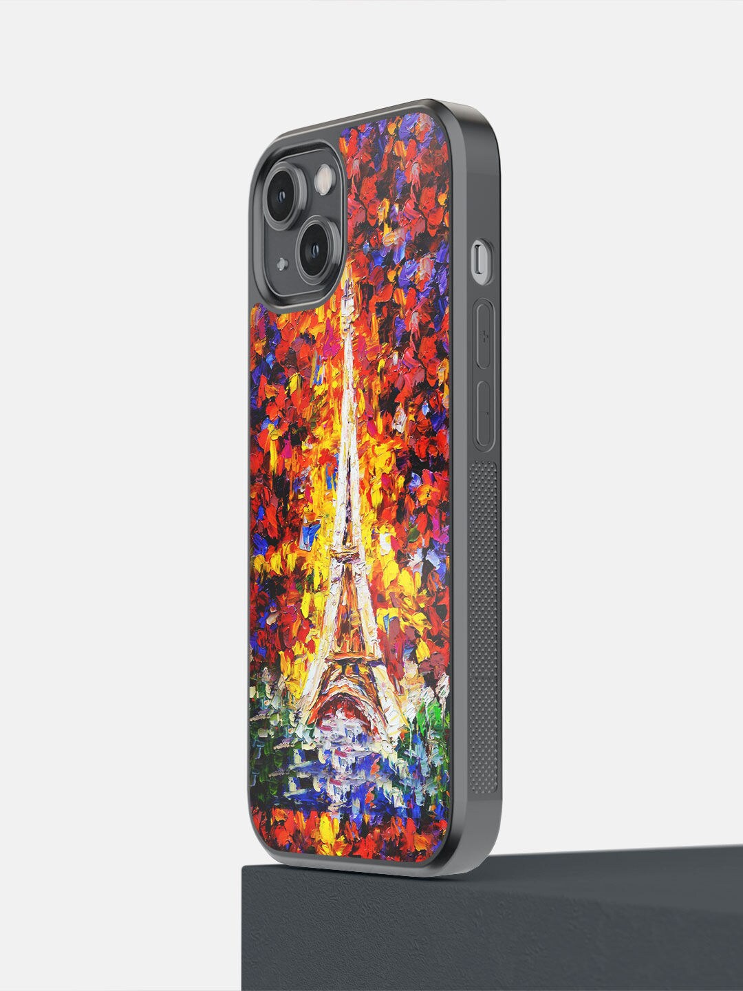 

macmerise Red & Blue Artistic Eifel Printed iPhone 14 Bumper Case