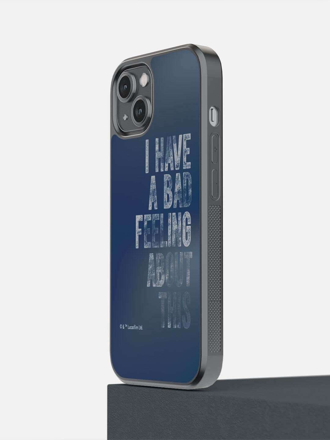 

macmerise Blue Bad Feeling Design iPhone 14 Bumper Case