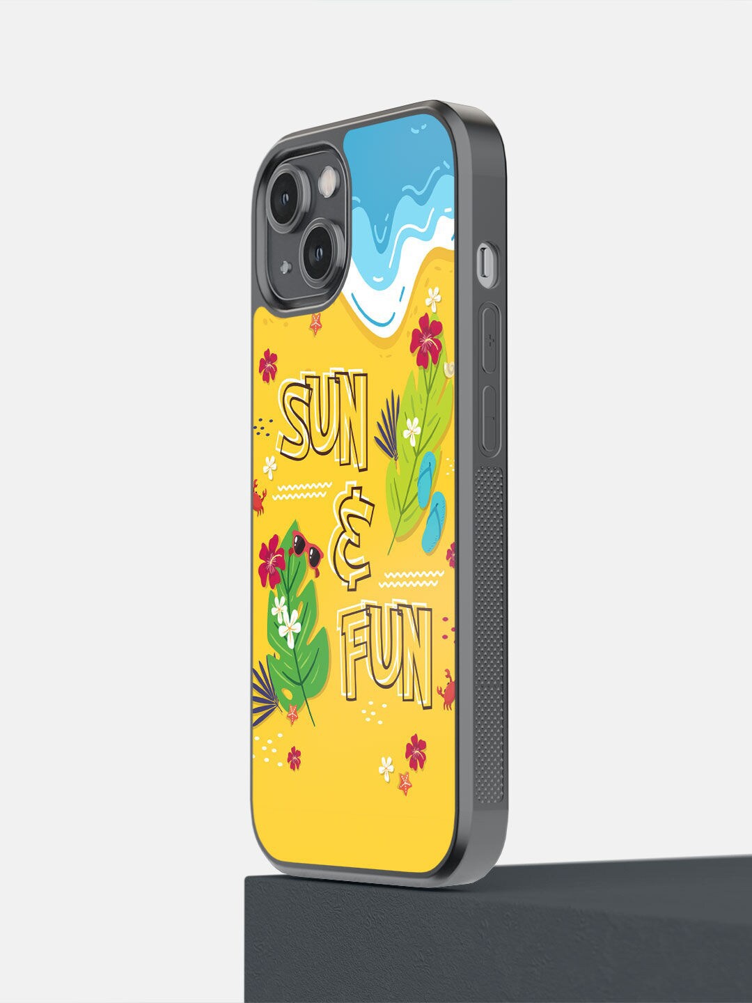 

macmerise Yellow Sun And Fun Printed iPhone 14 Bumper Case