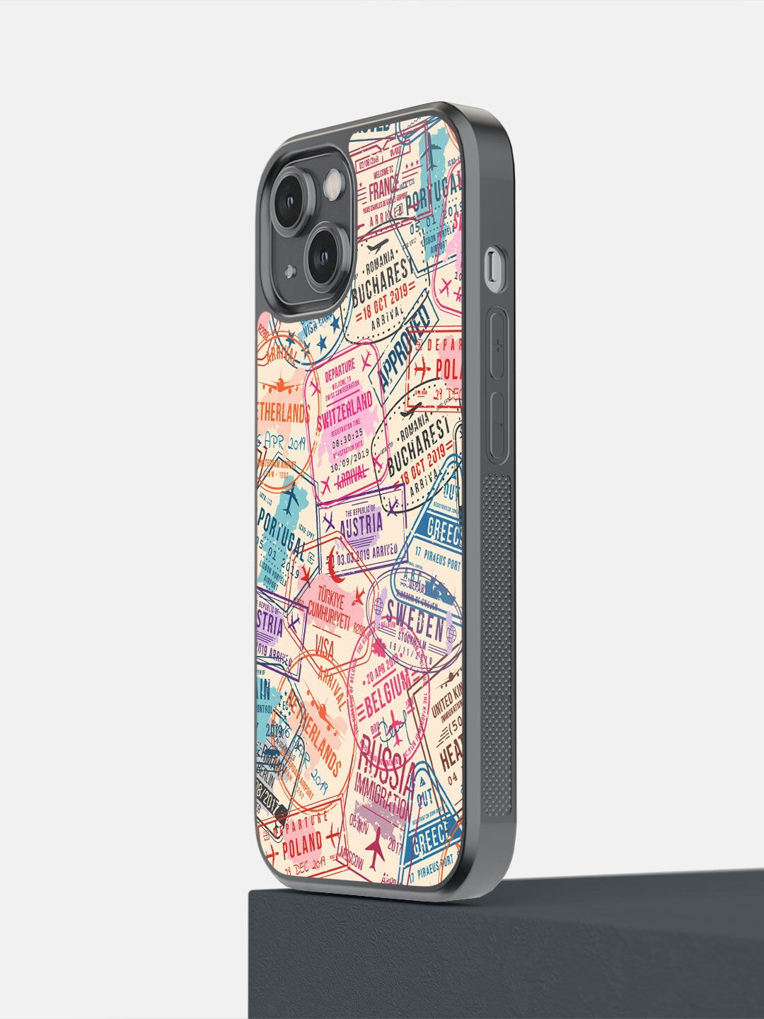 

macmerise White Printed iPhone 14 Bumper Case