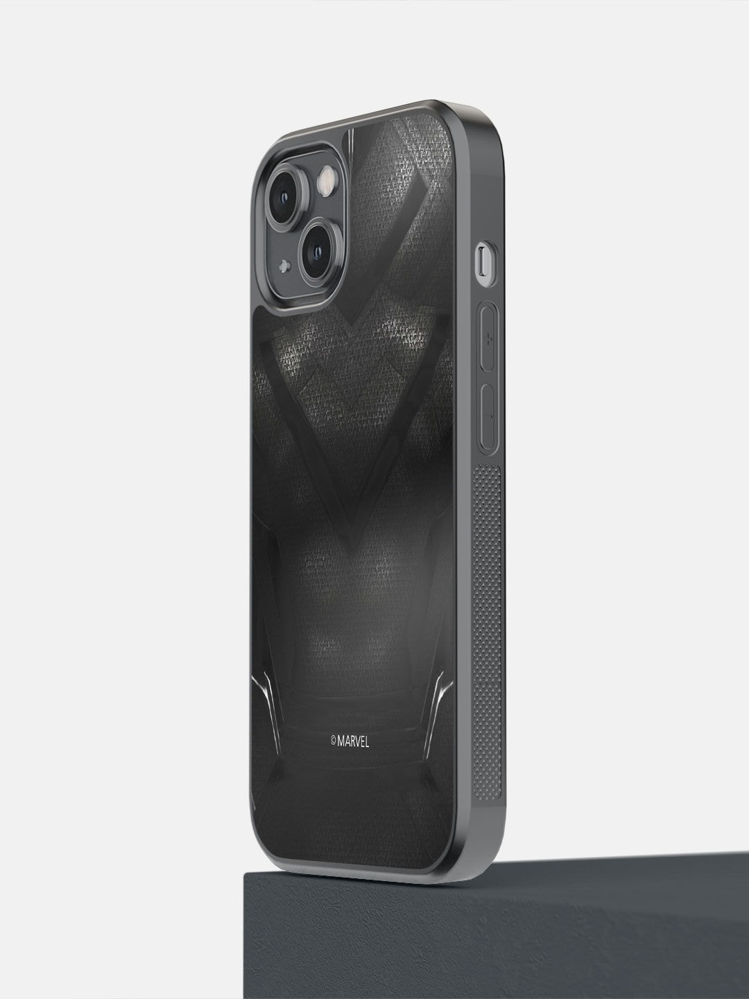 

macmerise Grey & Black Suit up Black Panther Printed iPhone 14 Bumper Case