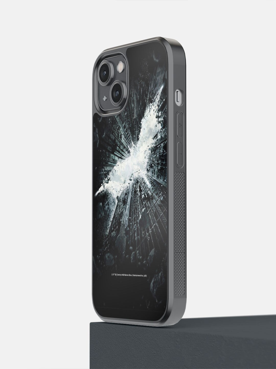 

macmerise Black & White God of Gotham Design iPhone 14 Bumper Case