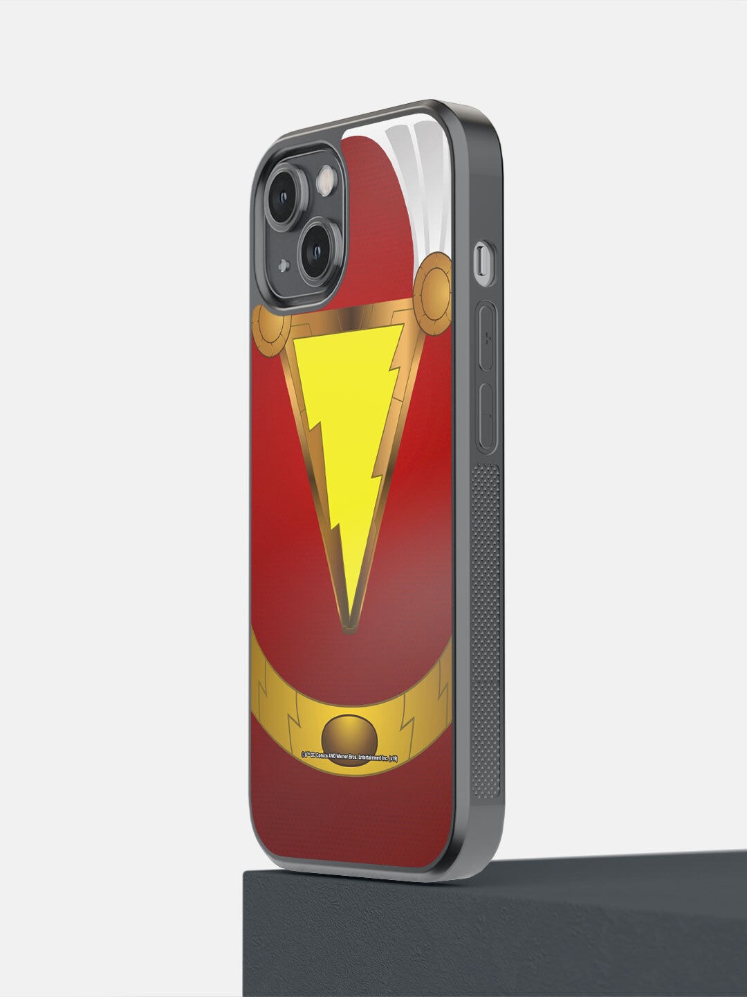 

macmerise Red & Yellow Colored Printed Suit up Shazam iPhone 14 Phone Back Case