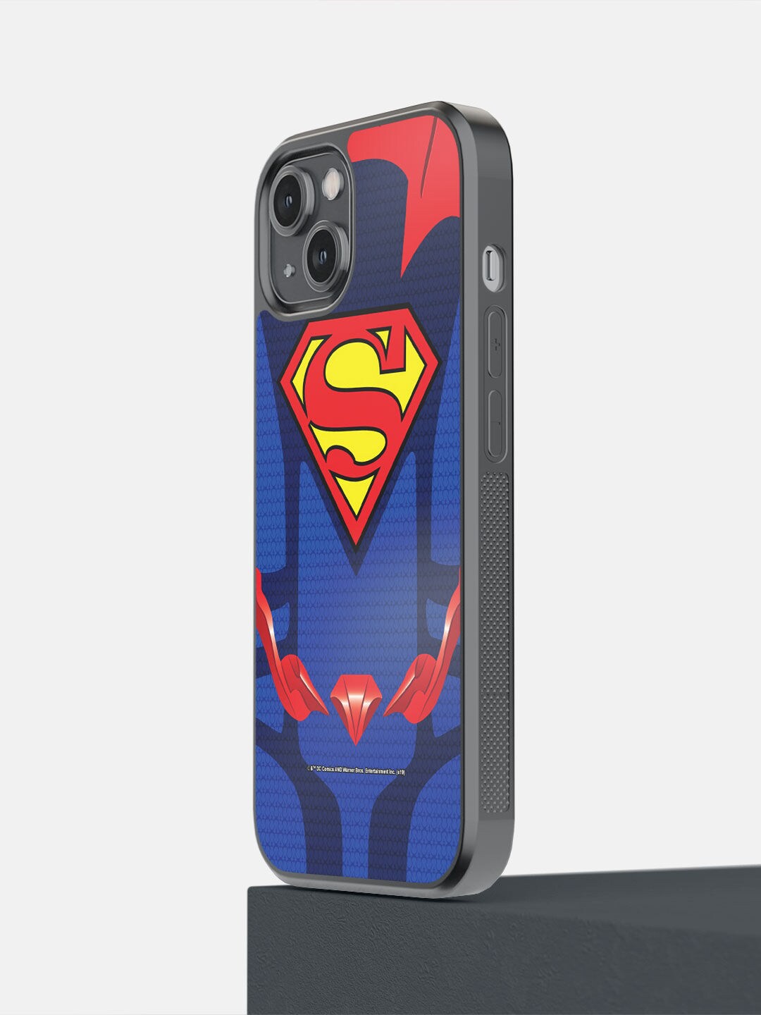

macmerise Blue Suit up Superman Printed iPhone 14 Bumper Case